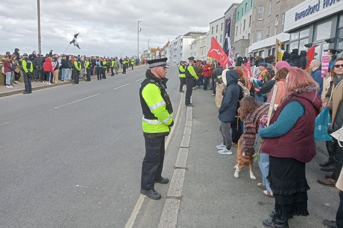 Protest and counter-protest over asylum seekers passes without major ...